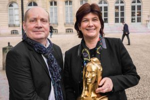 Pierre Creuzet en compagnie ici de Bernadette Laclais,, Députée de Savoie et ex maire de Chambéry